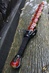 Schwert Hellfire 90 cm Schwarz/Rot