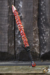 Schwert Hellfire 90 cm Schwarz/Rot