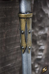King Mace 108 cm Steel/Gold