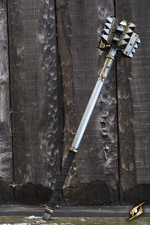 King Mace 108 cm Steel/Gold
