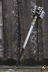 King Mace 108 cm Steel/Gold
