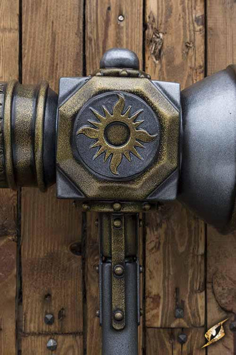 Sonne Hammer 135 cm Stahl/Gold