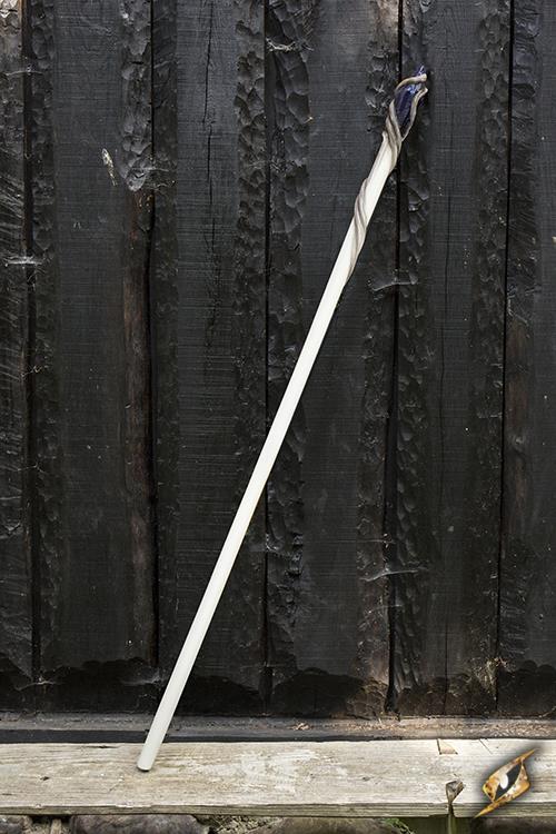 Magier Stab 190 cm Weiß