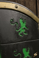 Lion Shield 80x50 cm Green