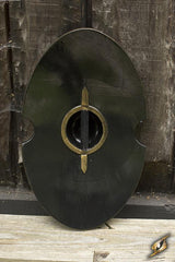 Shield Elliptical 70x45 cm Black
