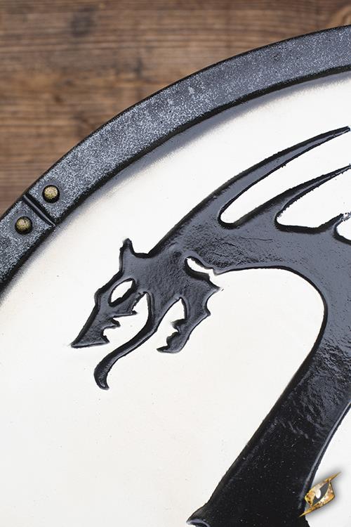 Schild Viking Dragon 80cm, weiß