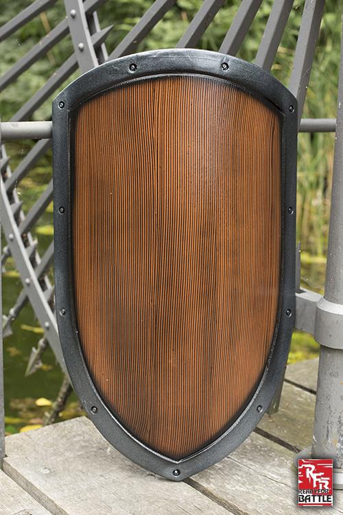 Ready for Battle Kite Shield 60x36 cm Wood