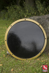 Ready for Battle Rundschild, schwarz-gold