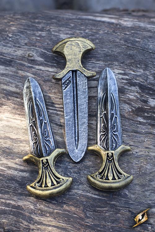 3 Stück Wurfmesser Assassine Inquisitor 13cm