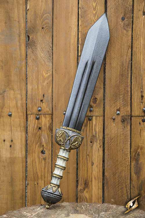 Schwert Spatha 60 cm Stahl/Gold