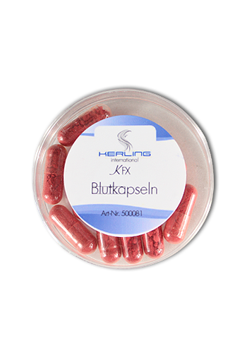 5 Pieces Blood Capsules Red