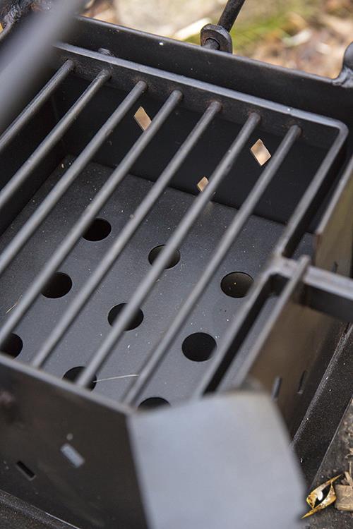 Roman Fire Pit Black