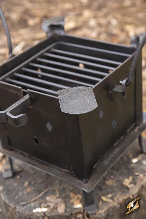 Roman Fire Pit Black