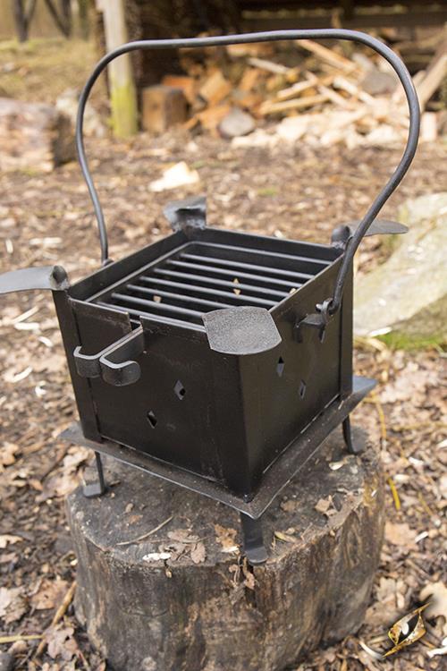 Roman Fire Pit Black