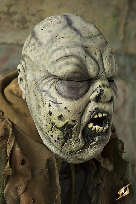 Maske Rotten Zombie grün/grau