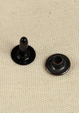 25x Hohlniete,Ø5,8 x 6,5 mm, Eisen/ Anthrazit