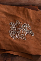 Ring For Eyelet D:5,7 mm; L:0,5 mm; U:9,6 mm Brass/Nickel