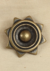 Aufnietplatte Sirius, altmessing