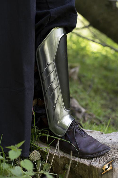 ConQuest Black Ice Arm & Leg Protection Set Polished Steel/Black