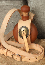 Canteen with Shoulder Belt 0,25l Helles Braun