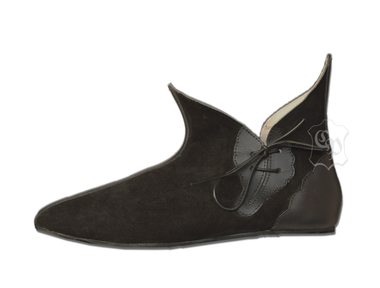 Medieval Shoes Leif Black
