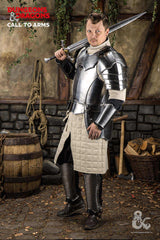 Dungeons & Dragons Steel Gorget polished
