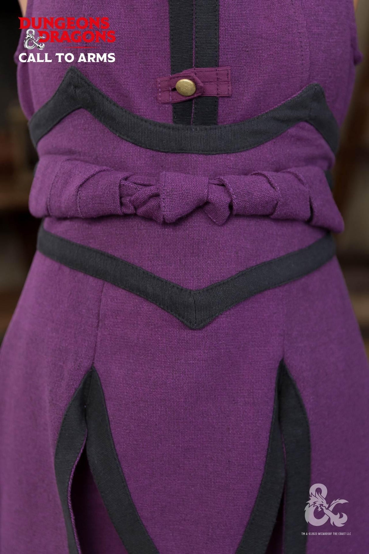 Dungeons & Dragons Zauberer Kampfrock Lila/Schwarz