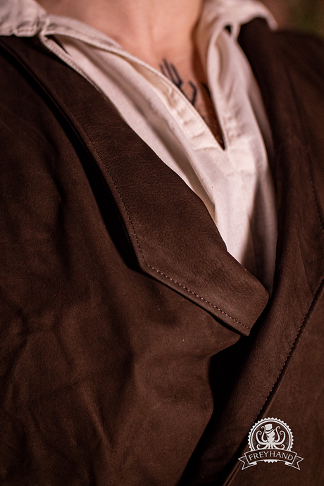 Landsknecht Wildleder Weste Imperialis 