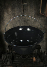 Emailliert Kessel 10L Schwarz