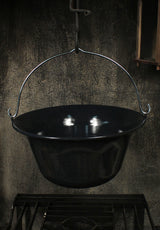 Emailliert Kessel 15L Schwarz