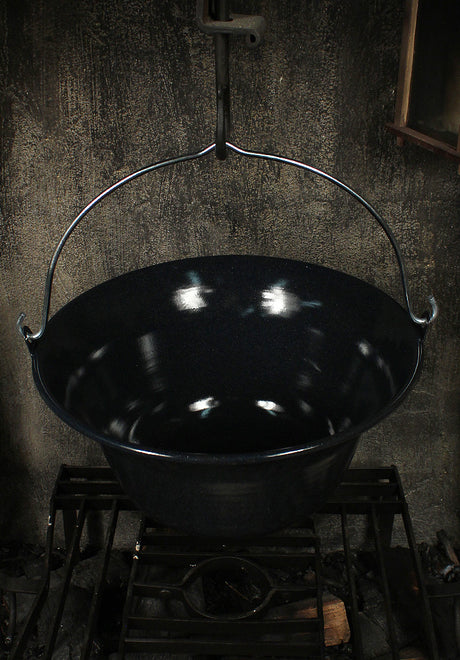 Enameled Kettle 15L Blue/Black
