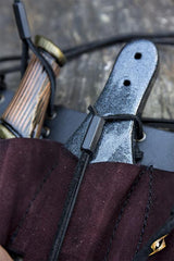 Wurfdolchhalter 3, braun
