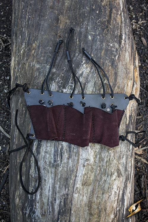 Wurfdolchhalter 3, braun