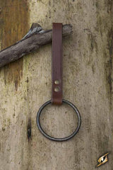 Schwerthalter Ring groß, braun