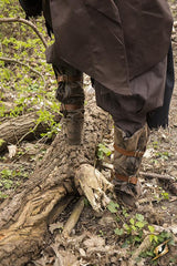 Orc Greaves Rust Patina
