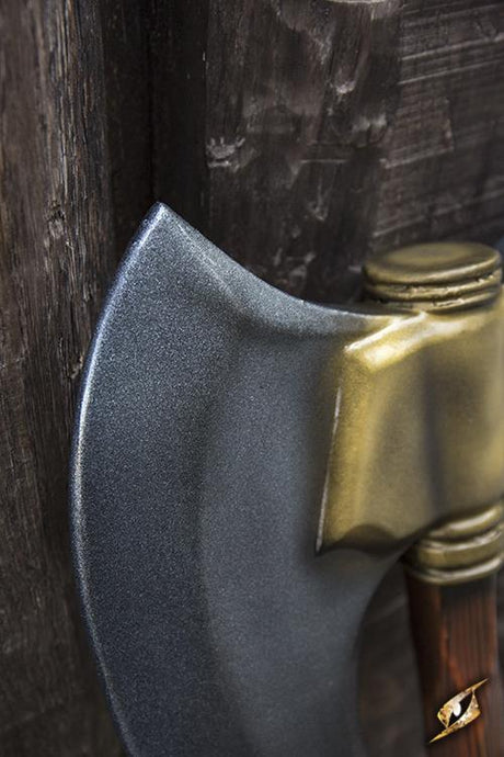 Doppelkopf-Axt Battle 85 cm Stahl/Gold