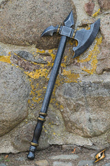 Gothic Axt Gothic 90 cm Schwarz/Gold