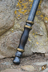 Gothic Axt Gothic 90 cm Schwarz/Gold