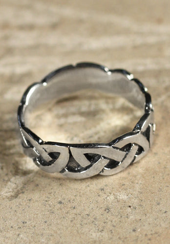 Keltischer Knotenring Damona, silber