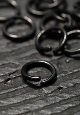 Chain Ring Stainless Steel 6,5mm Black