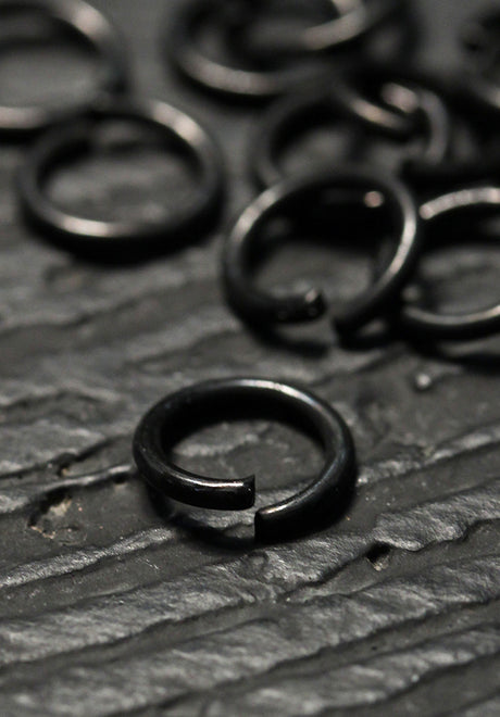 Chain Ring Stainless Steel 6,5mm Black