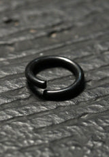 Chain Ring Stainless Steel 8mm Black