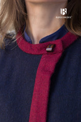 Rus Mantel Kseniya Blau/Rot