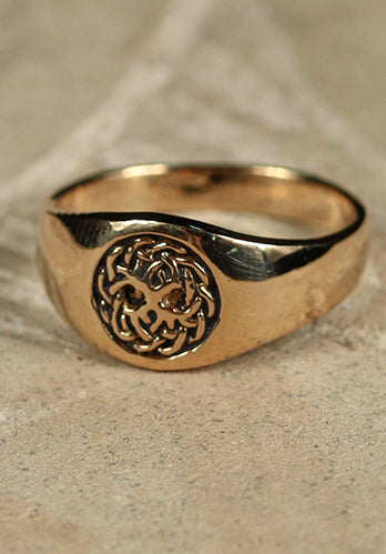 Ring Yggdrasil - Baum der Welten, bronze
