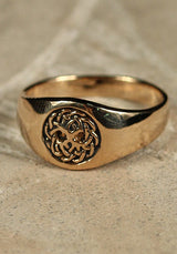 Ring Yggdrasil - Baum der Welten, bronze