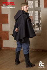 Dungeons & Dragons Schurke Gewandset Schwarz/Weidblau