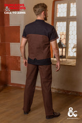 Dungeons & Dragons Rogue Hooded Vest Brown
