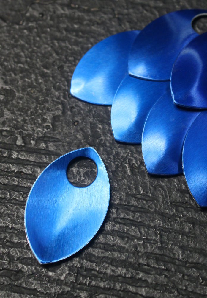 Scales Aluminium Groß, blau