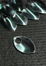 Large Scales 35mm Shiny Aluminium