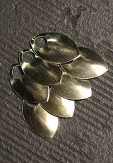 Scales Aluminium Groß, gold glänzend